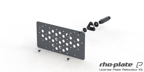 No-Drill License Plate Bracket For BMW X7 (2023-2026) - Tow Hook Mount, Black